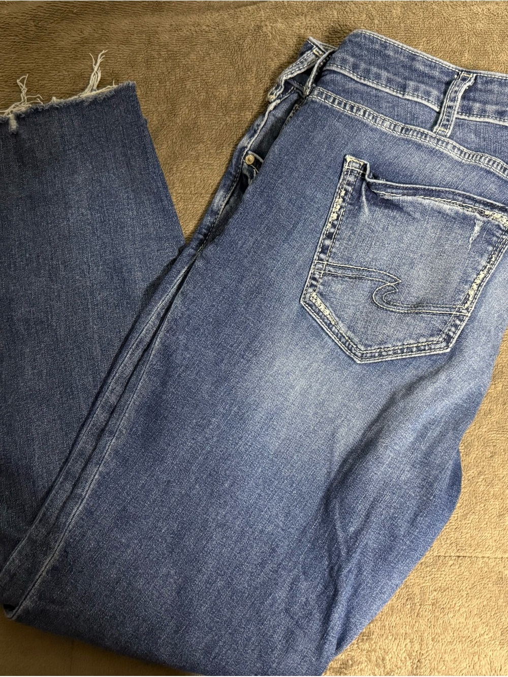 Silver Jeans Women's Indigo Straight Leg Denim